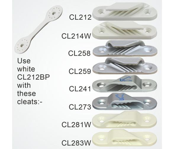 Clamcleat Placa posterior CL212BP