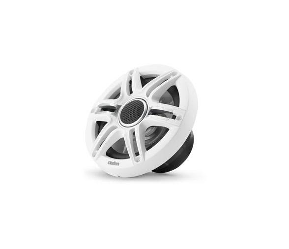 Clarion Altavoces náuticos CMSP, 6,5" con rejilla Sport blanca y gris
