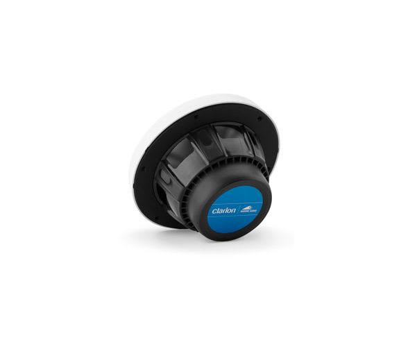 Clarion Altavoces náuticos CMSP, 6,5" con rejilla Sport blanca y gris