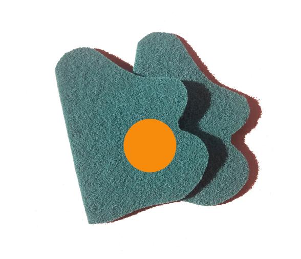 Clegss Estropajos Verde Medio