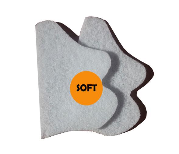 Clegss Estropajos Blanco Suave