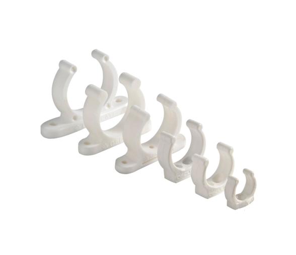 Clip de Plastico de Alta Resistencia Blanco