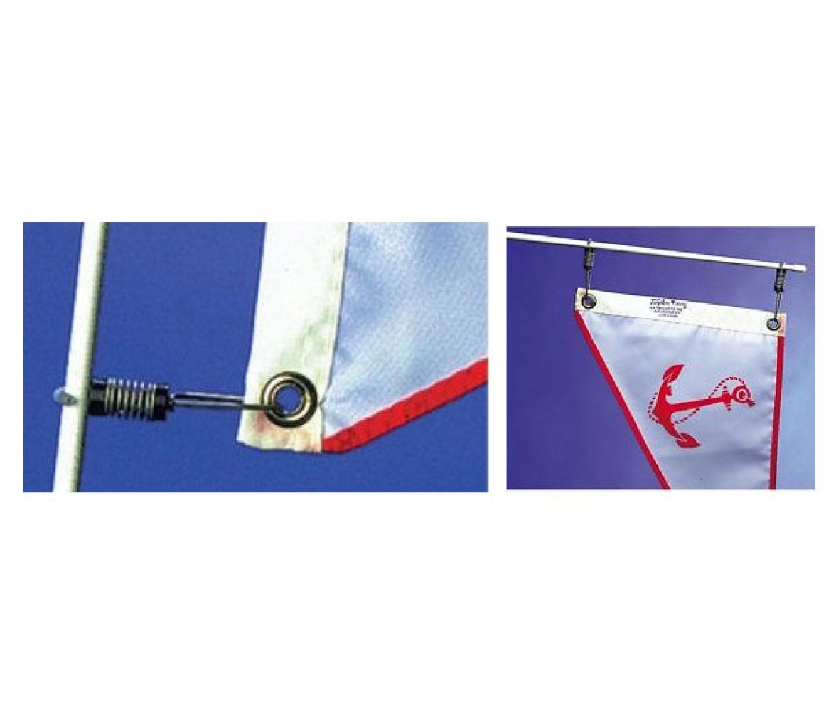 Clips Fijacion Bandera en Antena