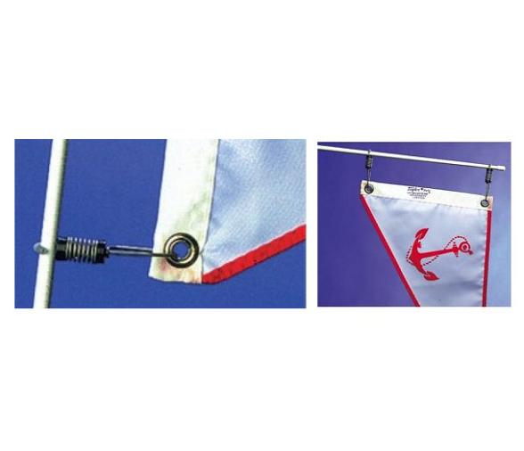 Clips Fijacion Bandera en Antena