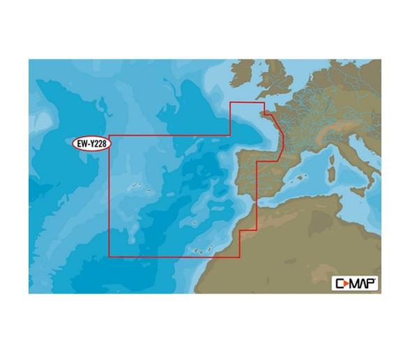 CMAP MAXN Cartografia Nautica EW-Y228 Costas Europa Occidental