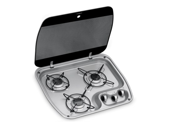 Cocina 3 Quemadores Tapa de Vidrio HBG 3445 Dometic