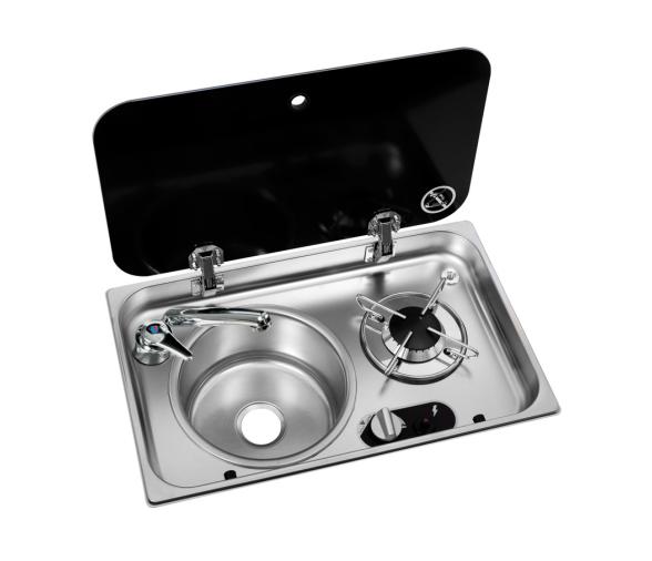 Fregadero y Cocina Empotrable 1 Fuego