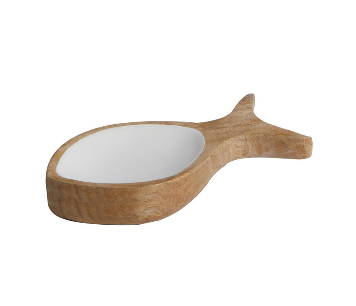 Cocoa - Plato Pez, Pequeño, Blanco - Marine Business