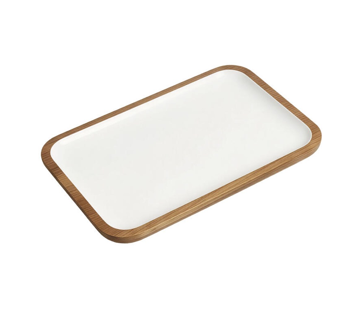 Cocoa - Bandeja, Blanco 30x20 - Set 2u - Marine Business
