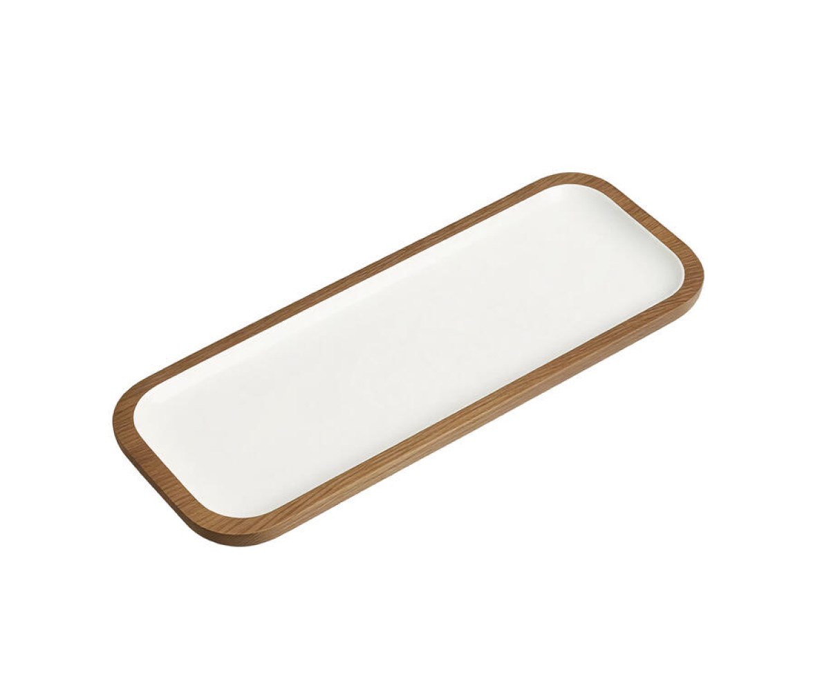 Cocoa - Bandeja, Blanco 38x15 - Set 2u. - Marine Business