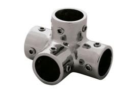 Codo 4 Vias en Acero Inoxidable 316