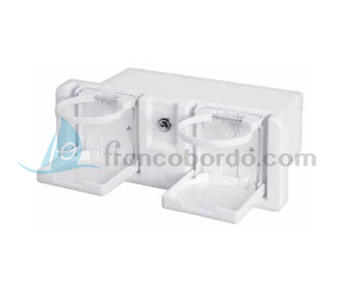 Cofre con Soporte para Vasos y Llave