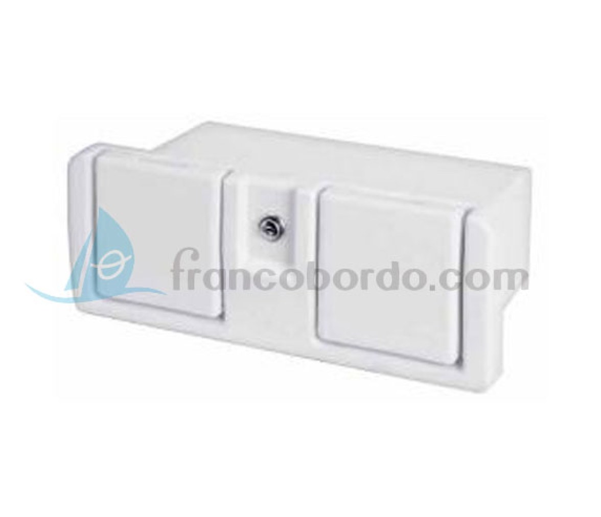Cofre con Soporte para Vasos y Llave