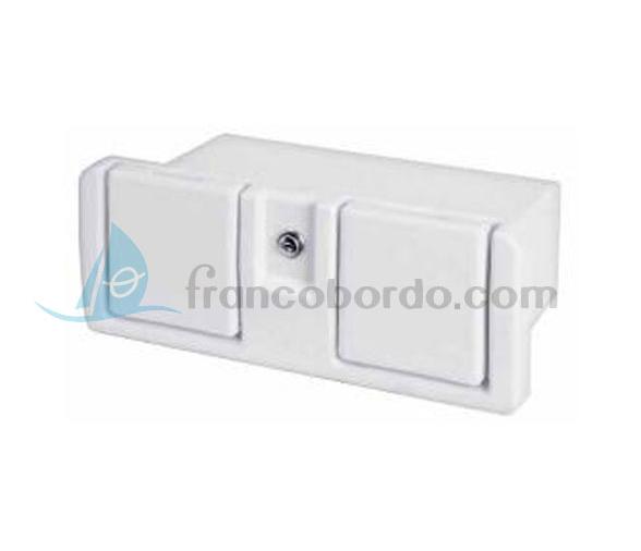 Cofre con Soporte para Vasos y Llave