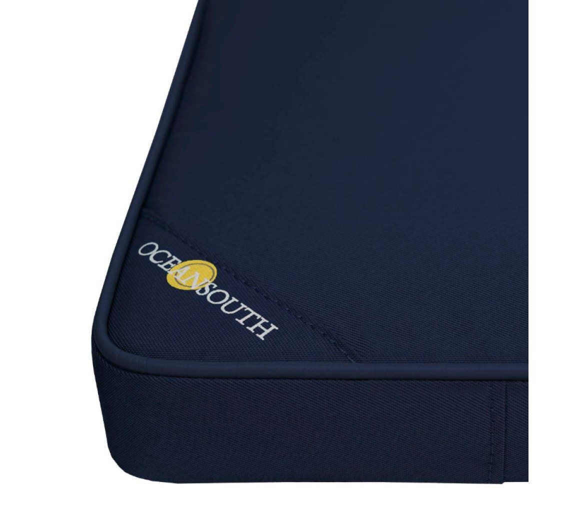 Cojin Azul Navy de Poliester para Banco