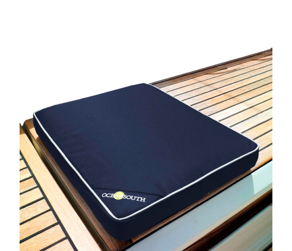 Cojin Azul Navy de Poliester para Banco
