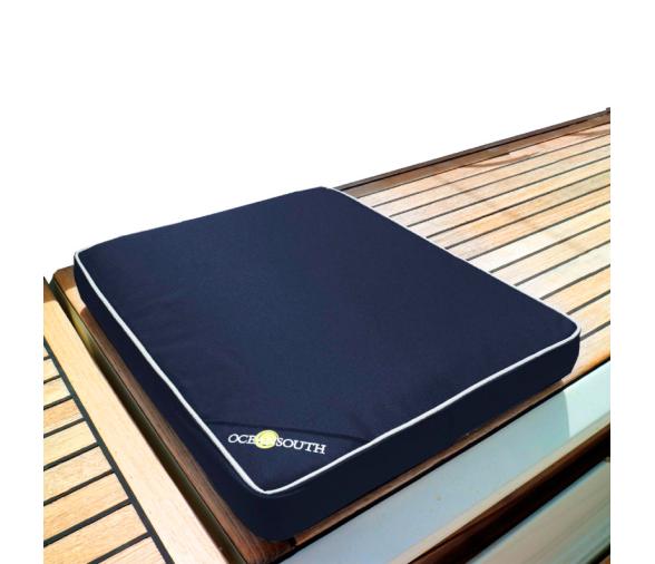 Cojin Azul Navy de Poliester para Banco