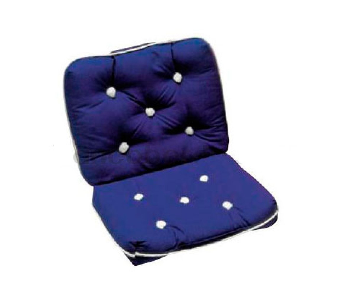 Cojin en Kapok Doble Azul 80 x 45 cm