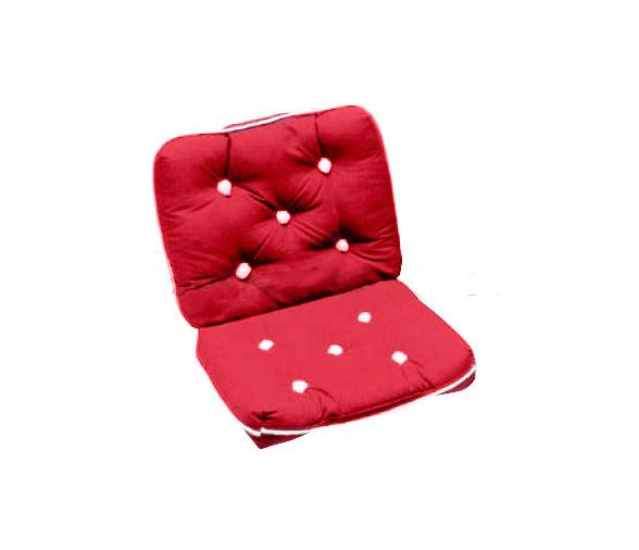 Cojin en Kapok Doble Burdeos 80 x 45 cm