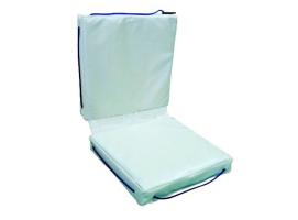 Cojin Flotante Cubierta Doble Blanco