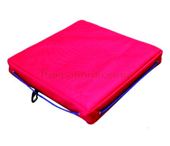 Cojin Flotante Cubierta Individual Rojo