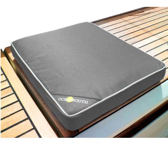 Cojin Gris de Poliester para Banco