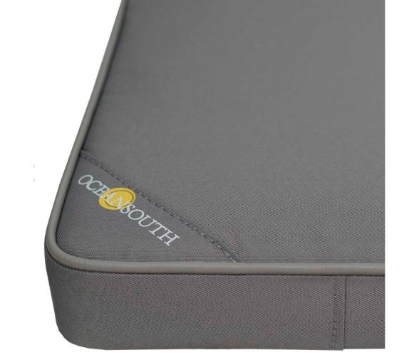 Cojin Gris de Poliester para Banco