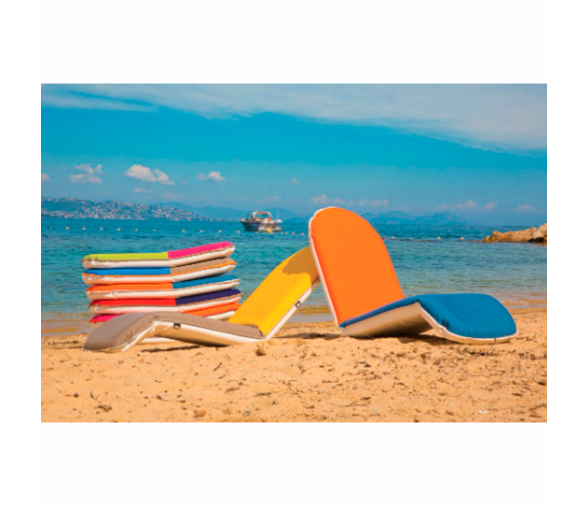 Cojin Tumbona Extra Largo Azul Comfort Seat