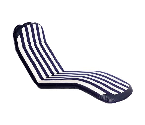 Cojin Tumbona Kingsize Azul-Blanco Comfort Seat