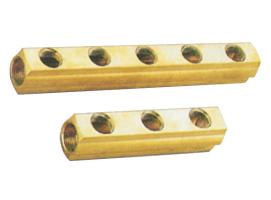 Colectores de distribución lineal de latón 1"