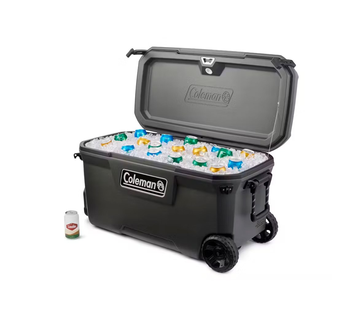 Coleman Nevera Convoy 100QT con Ruedas