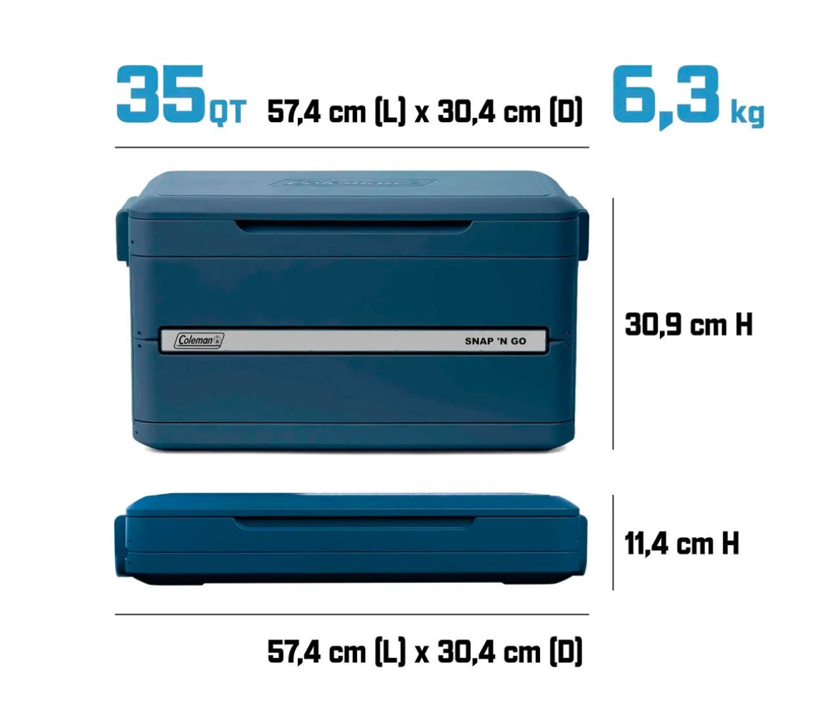 Coleman Nevera Plegable Snap 'N Go 35QT 33L