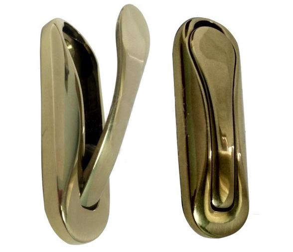 Colgador Plegable Bronce Pulido