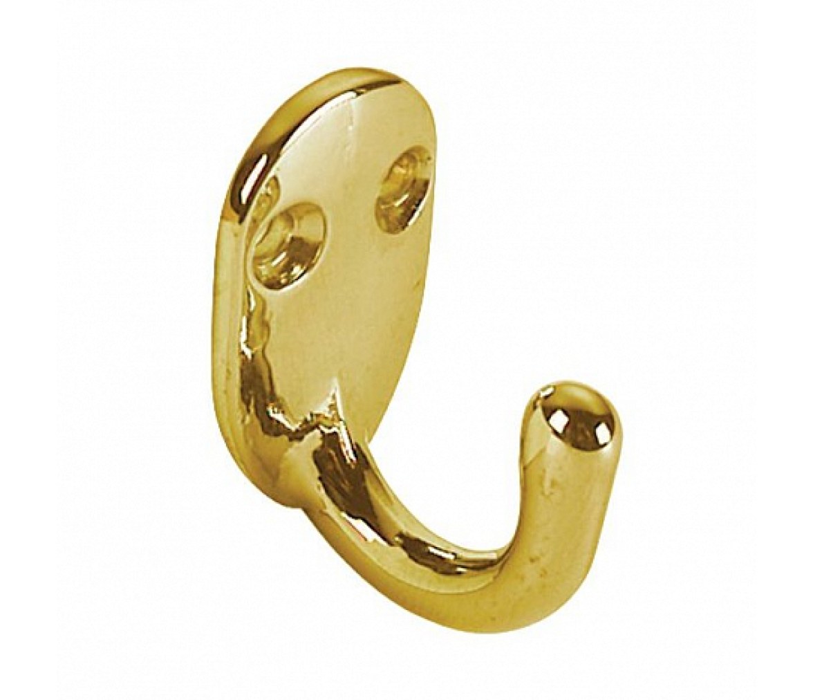 Colgador Simple Laton Pulido