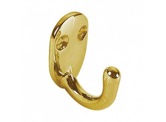 Colgador Simple Laton Pulido