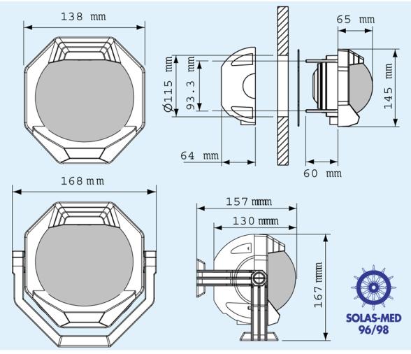 Compas Contest 130 Mamparo Inclinado Plastimo