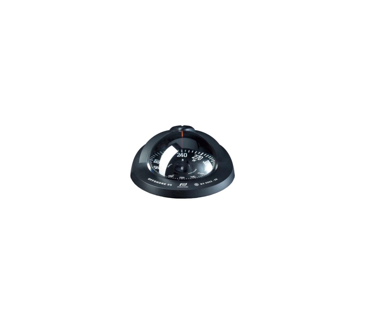 Offshore 95 Black Compass for Flushmount