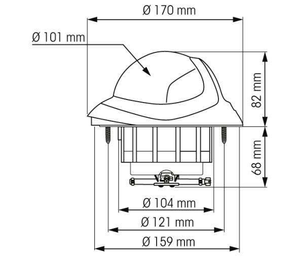Compas Olympic 115 Horizontal Blanco