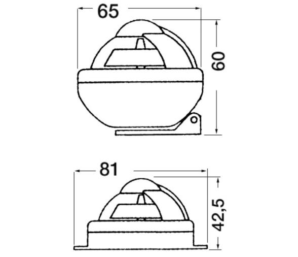 Compas Riviera Comet 2 Superficie Blanco