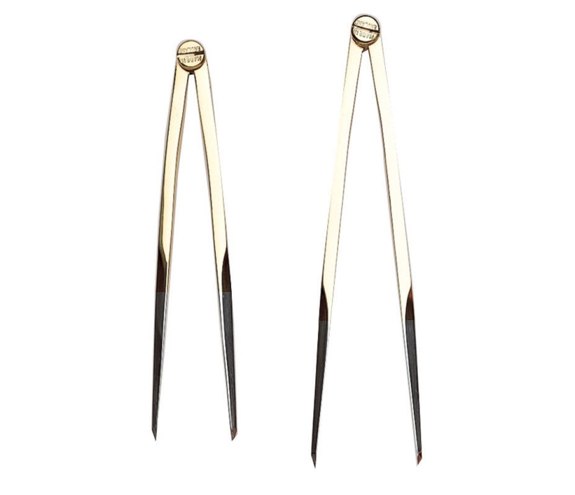 Compases de punta de laton 17,8cm/7"