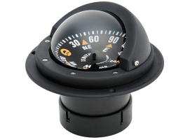 Compas Magnetico Riviera 80 mm Empotrable Rosa Negra Carcasa Negra