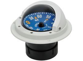 Riviera 80 mm Recess Fitting Compass Blue Body White Rose