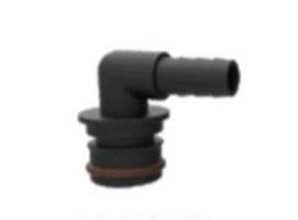 Conector Acodado Manguera 3/8 Pulgada