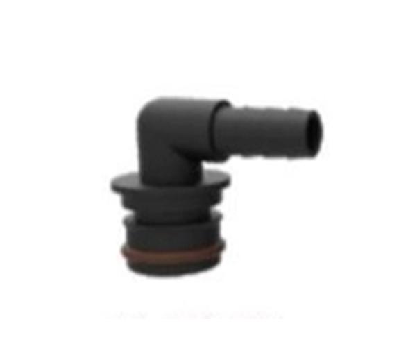 Conector Acodado Manguera 3/8 Pulgada