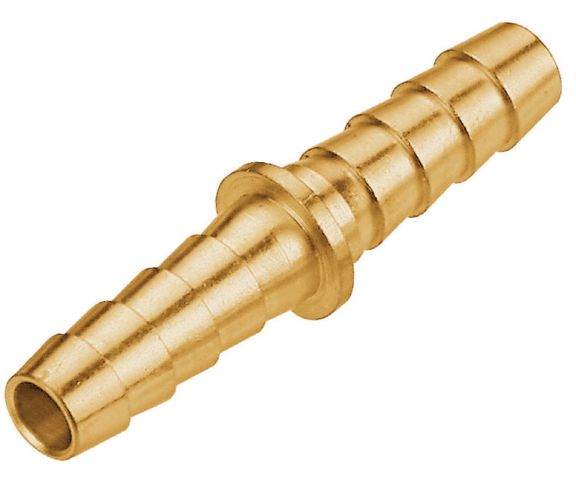 Conector Latón para empalmar linea de Combustible