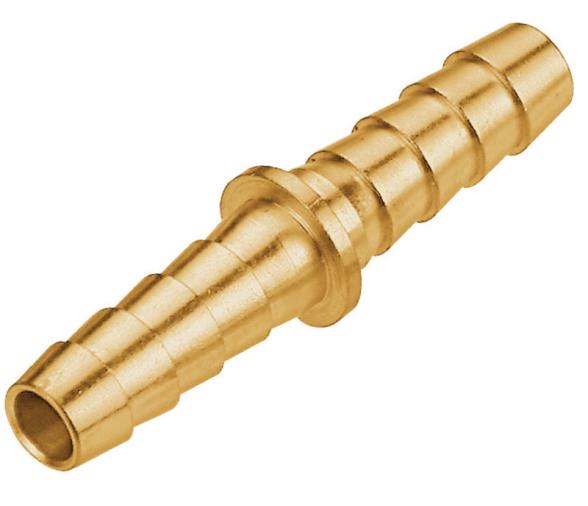 Conector Latón para empalmar linea de Combustible