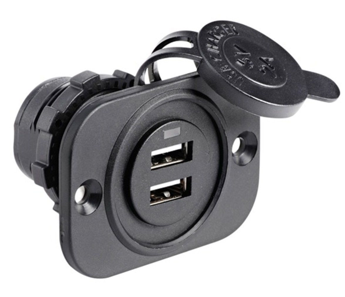 Conector Doble USB