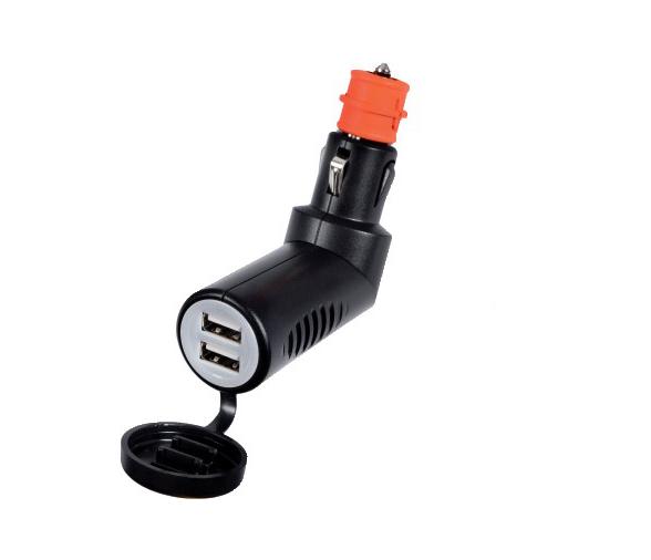 Conector Doble USB Articulado