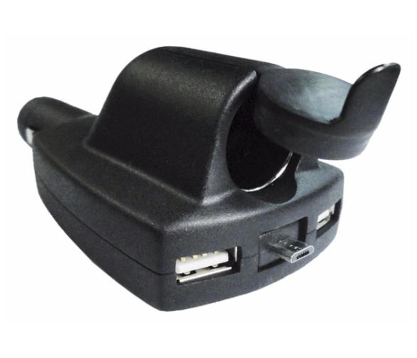 Conector Mechero con Doble USB y Micro USB