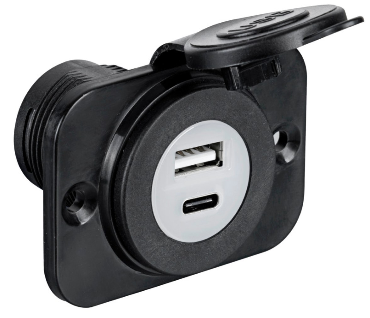 Conector USB estándar + micro